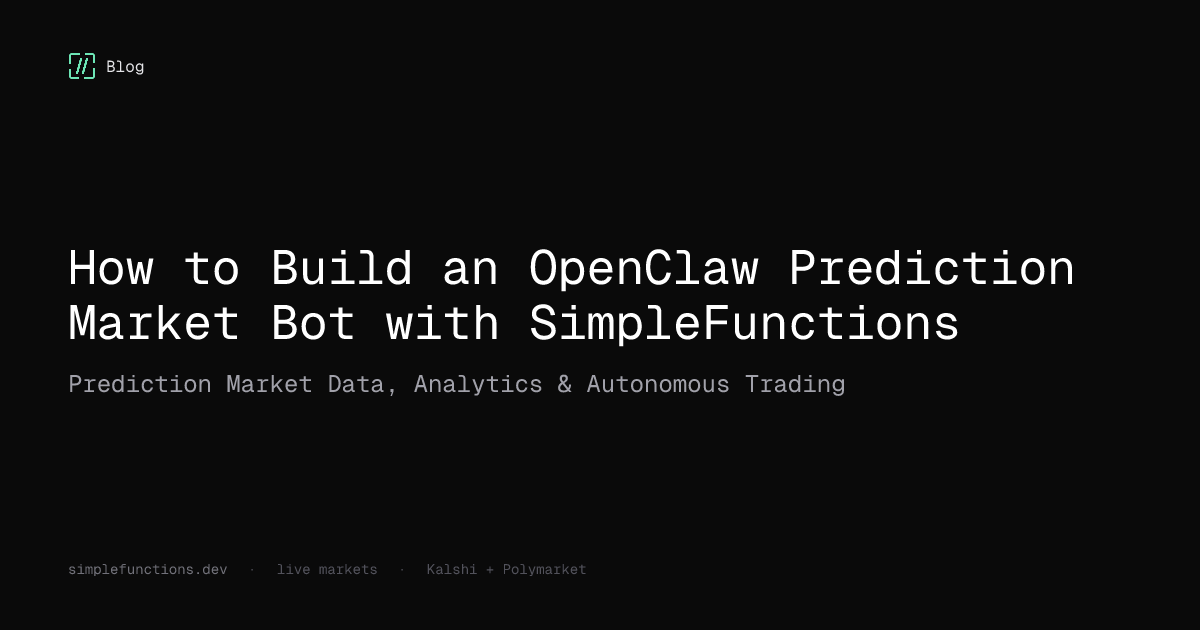 OpenClaw Prediction Market Bot: Connect AI Agents to Kalshi ...